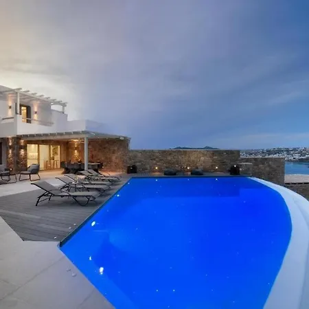 Villa Luxury Mykonos In The Ornos Korfos *