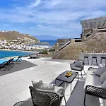 빌라 Luxury Mykonos In The Ornos Korfos Mykonos Town
