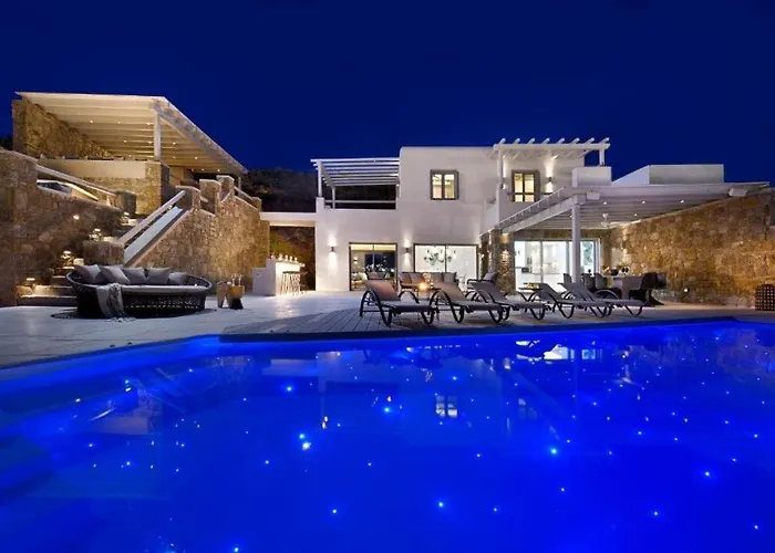 فيلة Luxury Mykonos In The Ornos Korfos *