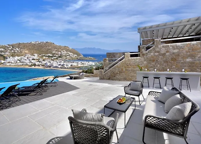فيلة Luxury Mykonos In The Ornos Korfos Mykonos Town