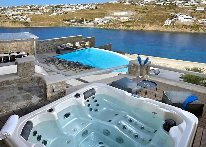 Luxury Mykonos In The Ornos Korfos فيلة