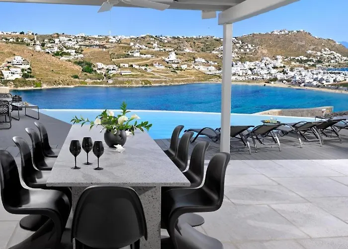 Luxury Mykonos In The Ornos Korfos فيلة
