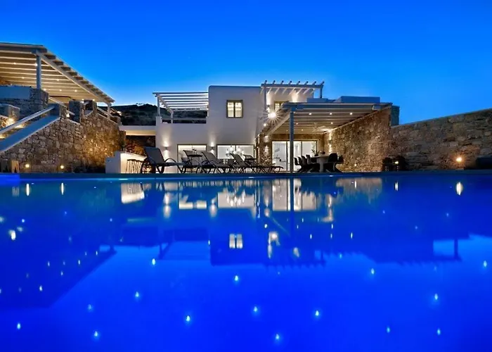 فيلة Luxury Mykonos In The Ornos Korfos