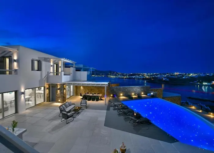 فيلة Luxury Mykonos In The Ornos Korfos Mykonos Town