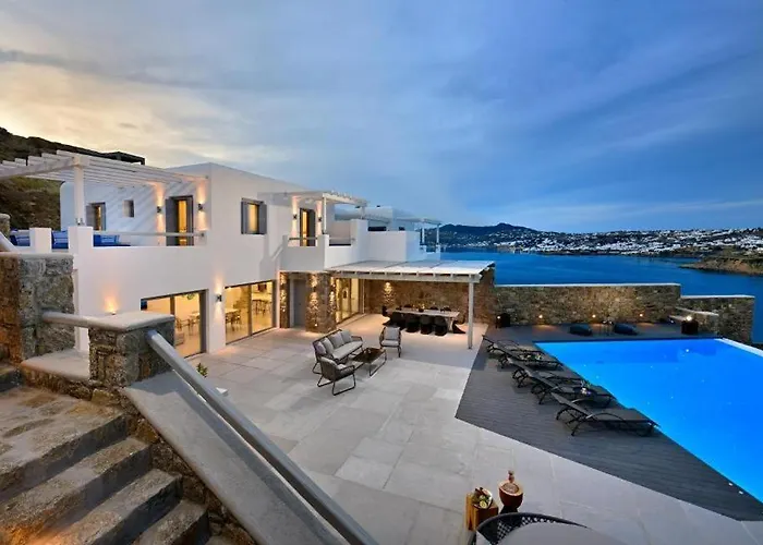 Luxury Mykonos In The Ornos Korfos فيلة Mykonos Town